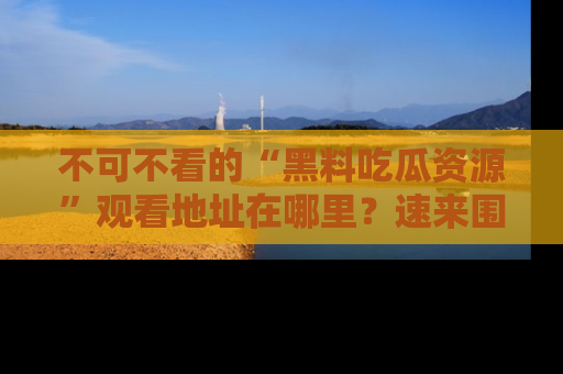 不可不看的“黑料吃瓜资源”观看地址在哪里？速来围观吧！