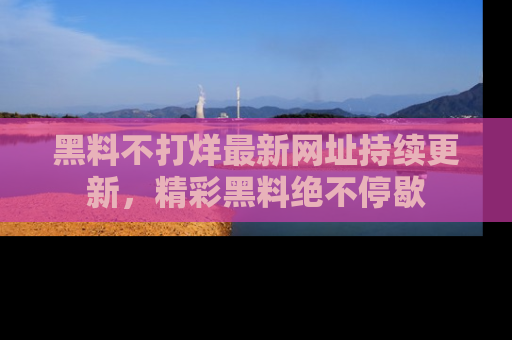 黑料不打烊最新网址持续更新，精彩黑料绝不停歇