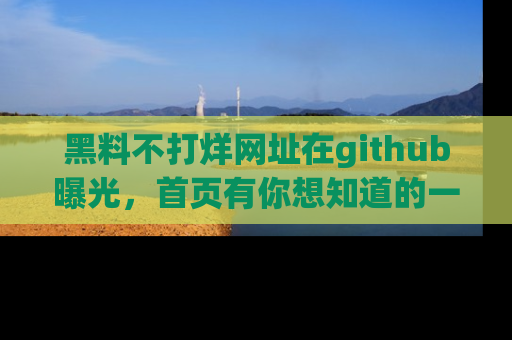 黑料不打烊网址在github曝光，首页有你想知道的一切幽默趣事，快来看看
