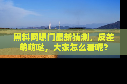 黑料网曝门最新猜测，反差萌萌哒，大家怎么看呢？