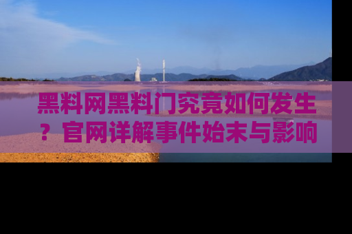 黑料网黑料门究竟如何发生？官网详解事件始末与影响
