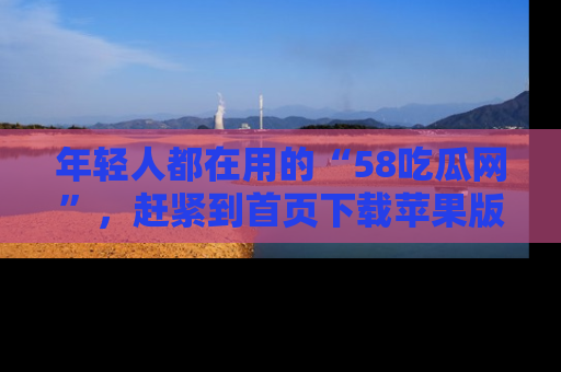 年轻人都在用的“58吃瓜网”，赶紧到首页下载苹果版吧！